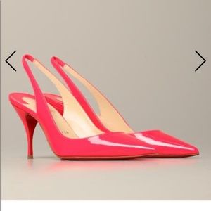 CHRISTIAN LOUBOUTIN 
 Pink Slingback Heels